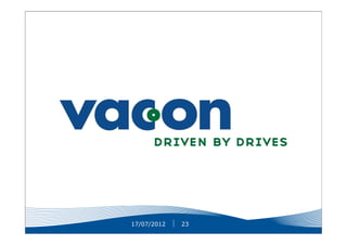 Vacon Color Catalog vacon | PDF