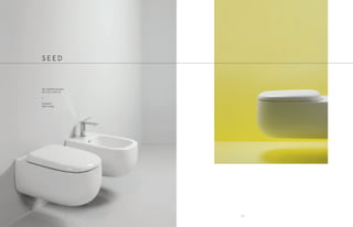 Wc & Bidet Sospesi
38 x 55 x h28 cm
•
Sospeso
Wall-hung
S E E D
5352
 