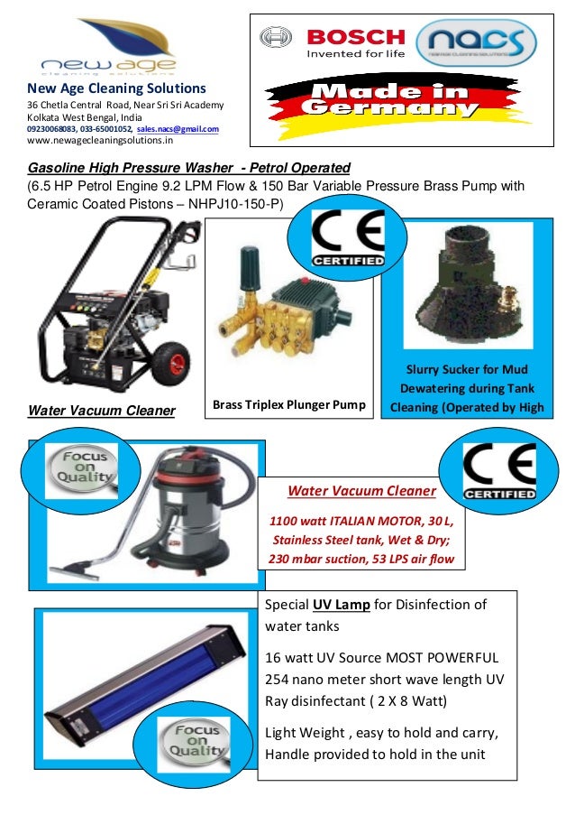 Water Tank Cleaning Kit