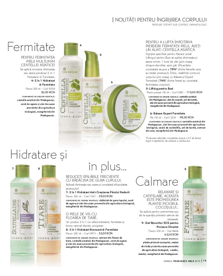 Catalog yves rocher