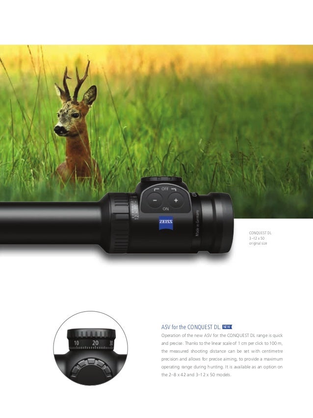 Catalog ZEISS Conquest DL Rifle Scope Optics Trade 2014