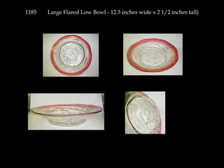 1185 Large Flared Low Bowl - 12.5 inches wide x 2 1/2 inches tall)
 