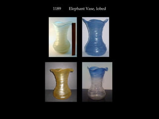 1189 Elephant Vase, lobed
 