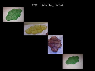 1192 Relish Tray, Six Part
 