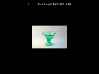 ? footed sugar, flared rim - (SK)
 