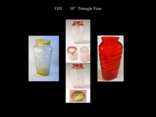 1101 10” Triangle Vase
 