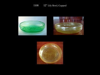 1108 12” Lily Bowl, Cupped
 