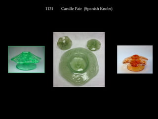 1131 Candle Pair (Spanish Knobs)
 