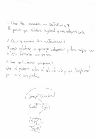 Cataluña en 5º EP A