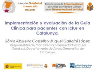 Jornada Implementación, Zaragoza 2013 | 1
 