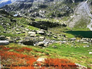 Refugi Joan Ventosa i Calvell, Estany Negre,  Parc Nacional, Lleida. 