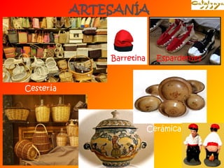 Cestería 
Barretina Espardenyes 
Cerámica 
