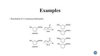  Resolution of 1,3-aminocyclohexanols.
15
 