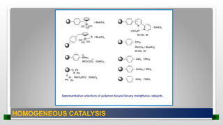 HOMOGENEOUS CATALYSIS
 