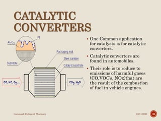 Catalysis Presentation | PPTX