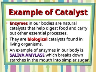 CATALYST-Physical science- Grade 12 Power Point presentation | PPT