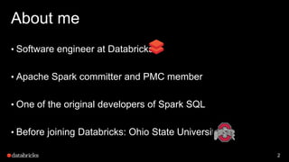 A Deep Dive into Spark SQL's Catalyst Optimizer with Yin Huai Slide 2
