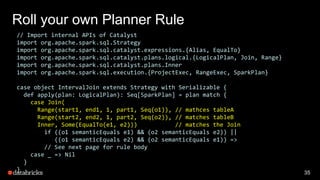 A Deep Dive into Spark SQL's Catalyst Optimizer with Yin Huai Slide 35