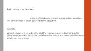 Catalyst activation | PPTX