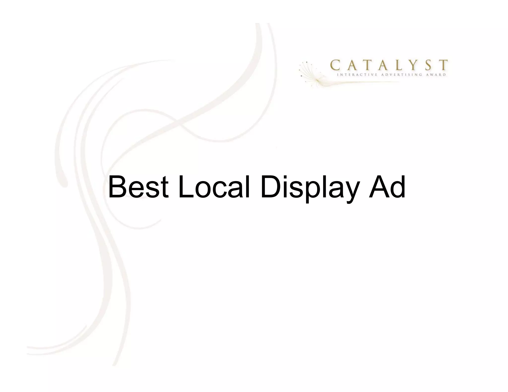 Best Local Display Ad
 