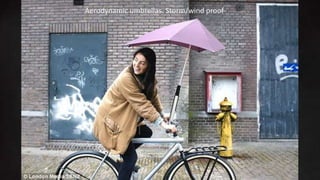 Aerodynamic umbrellas. Storm/wind proof
 