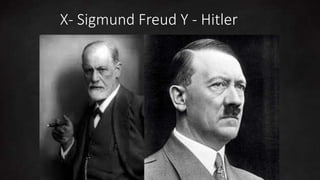 X- Sigmund Freud Y - Hitler
 