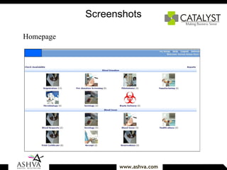 Screenshots Homepage 