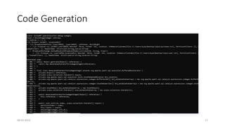 Code Generation
08-03-2019 17
 