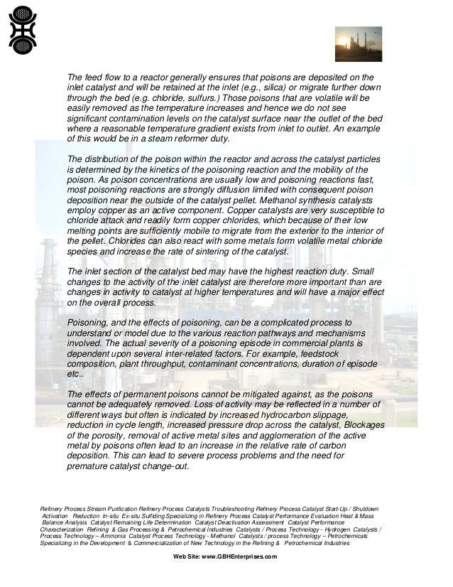 Catalyst poisons & fouling mechanisms the impact on catalyst perfor…