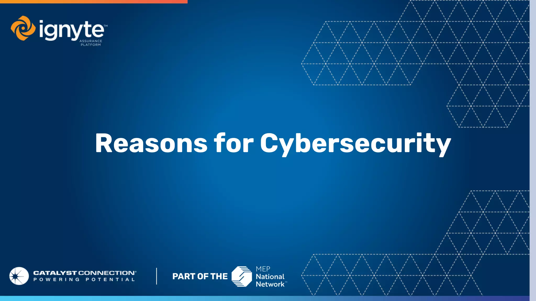 Reasons for Cybersecurity
 