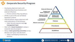 Corporate Cyber Program | PPT
