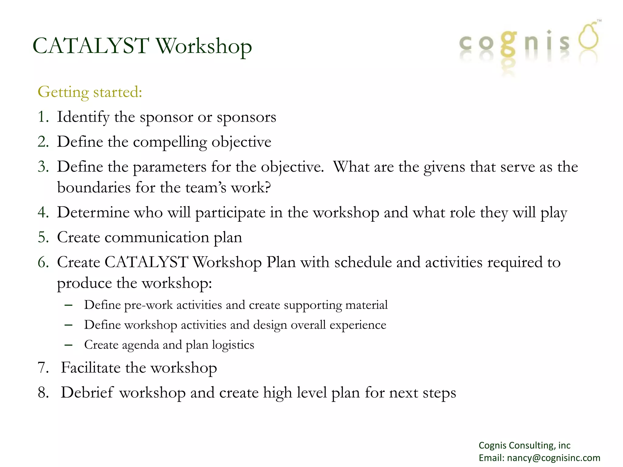 Present to Full Group