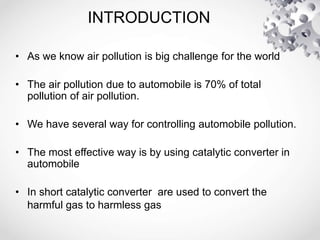 Catalytic converter . PPTX