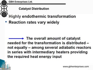 Catalyst Distribution
www.gbhenterprises.com
 