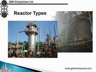 www.gbhenterprises.com
Reactor Types
 