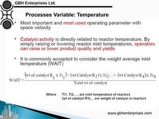 Processes Variable: Temperature
www.gbhenterprises.com
 