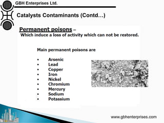 Catalysts Contaminants (Contd…)
www.gbhenterprises.com
 
