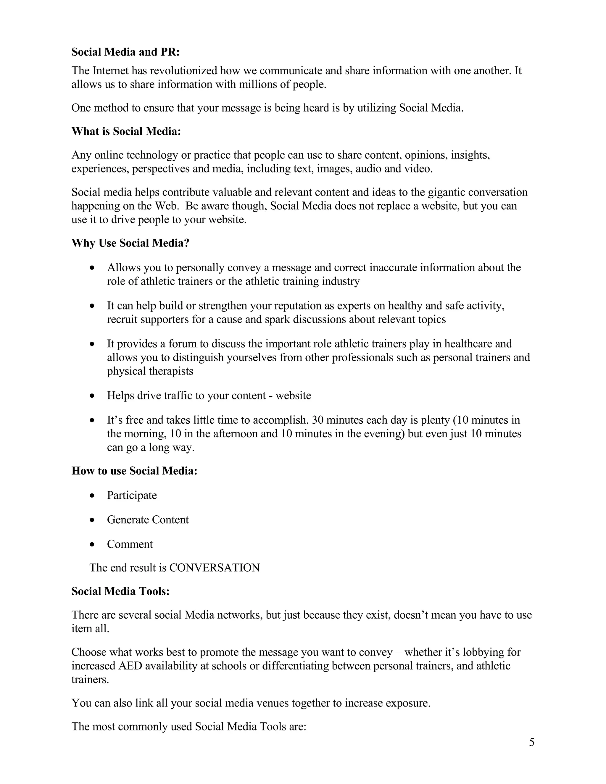 Cata Media Training Handbook