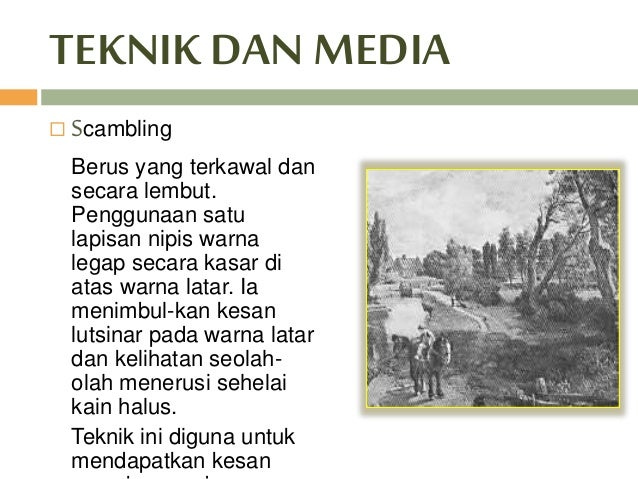 Bidang Menggambar Teknik Catan