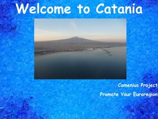 Welcome to Catania




                  Comenius Project
           Promote Your Euroregion


                       1
 