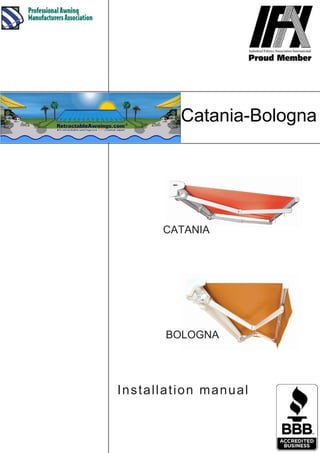 Installation manual
CATANIA
BOLOGNA
Catania-Bologna
 