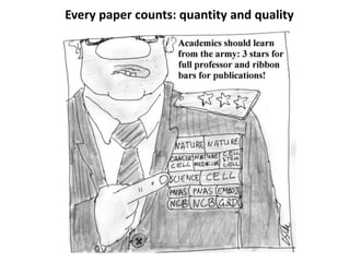 Every paper counts: quantity and quality
 