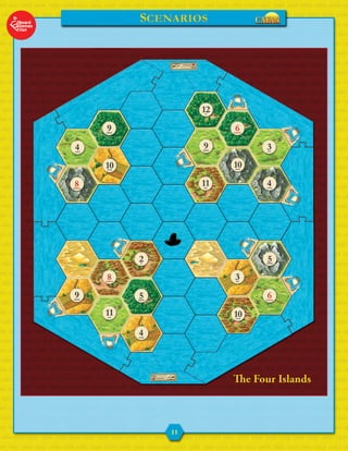 Hướng dẫn luật chơi board game Catan Seafarers 