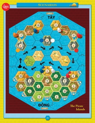 Hướng dẫn luật chơi board game Catan Seafarers 