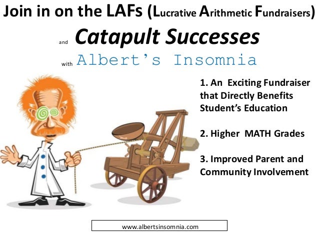 Join in on the LAF's (Lucrative Arithmetic Fundraisers)