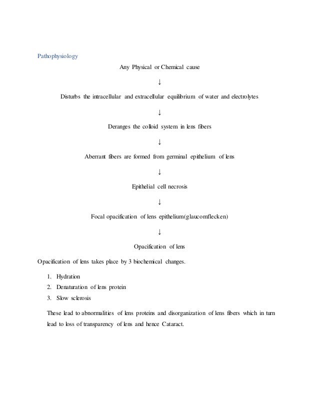 Case study on cataract scribd picture