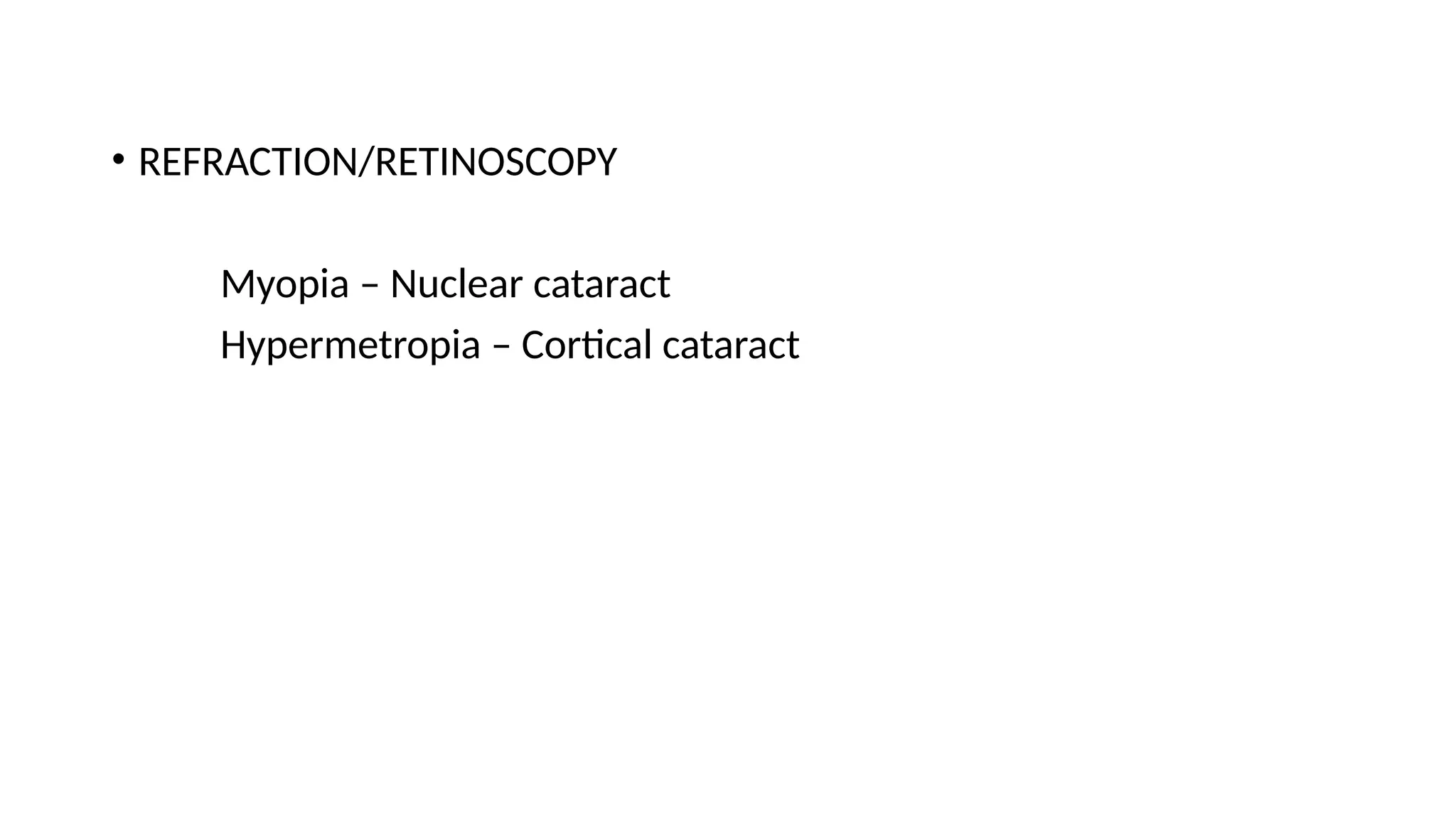 CATARACT types classification how it forms | PPTX