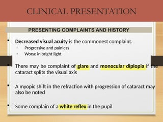 Decreases Visual Sign Cataract in short for mbbs students.pptx