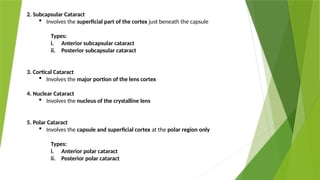 Cataract Etiolgy, Types and Its Stages.pptx