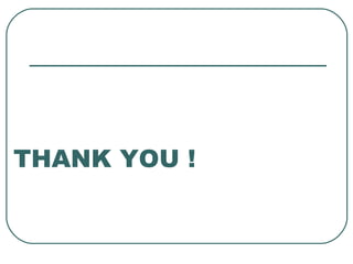 THANK YOU ! 
